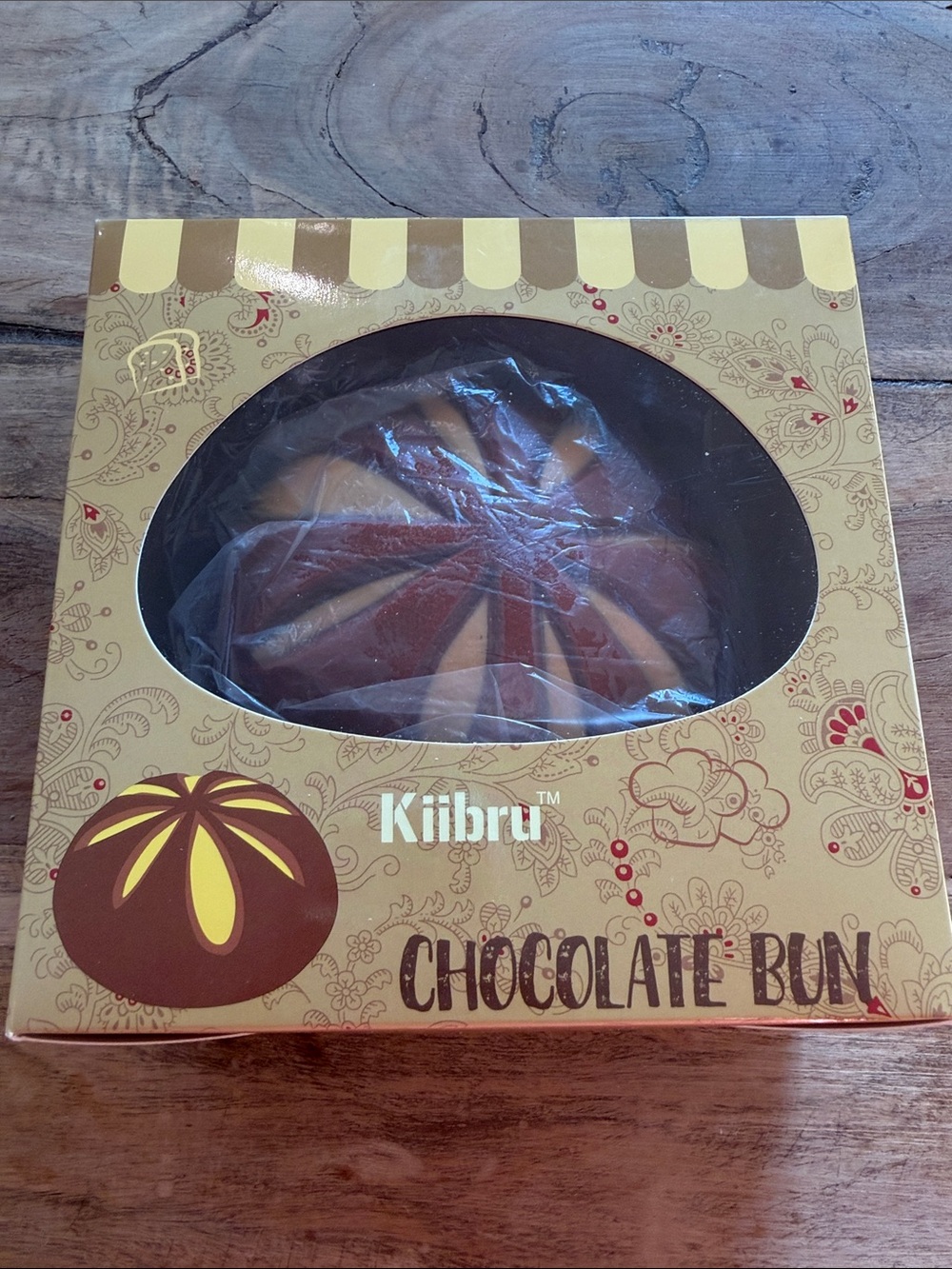 Kiibru chocolate bun squishy/fidget toy